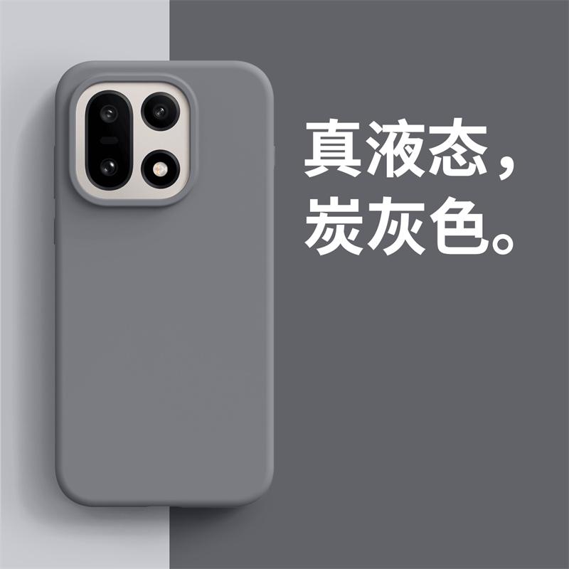 For OnePlus 15 Case Luxury Liquid Soft Silicone Comfortable Feel Built In Flocking Cover For OnePlus15 5G One Plus 15 Bumper