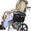 Waterproof Storage Bag Wheelchair Carry Bag Wheelchair Armrest Accessories Side Bag With Pouches Tra-color: Black