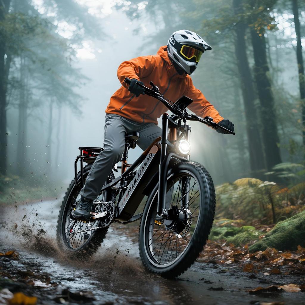 Electric Bike PULUMA PE86 Pro 26 Inch Tires 500W*2 Motor 48V20Ah Battery Torque Sensor 40km/h Max Speed 150km Max Range