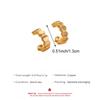 Honeycomb Design Ear Cuff Set Two Styles Hexagonal Ear Clips for Women