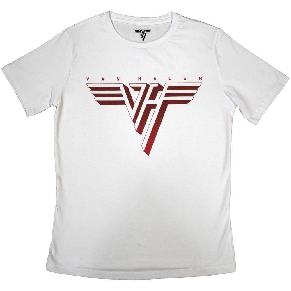 Van Halen Women's T-Shirt: Classic Red Logo