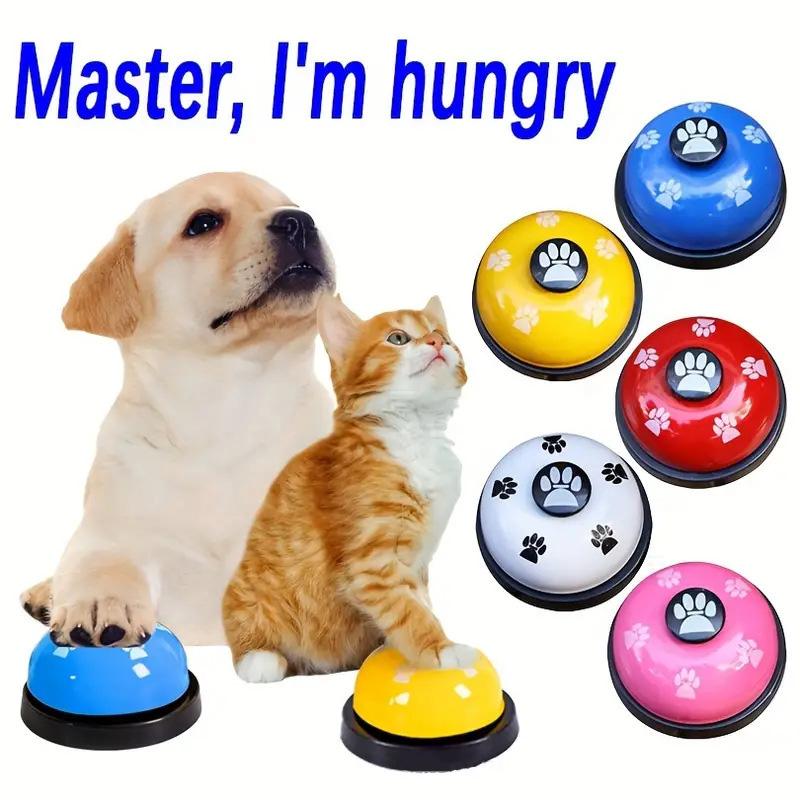 Interactive Dog Training Bell Toy, Battery Free, Pet Calling and Rewards Dog Toys for Puppy Pet Call Puppy Accessories Pet Toys