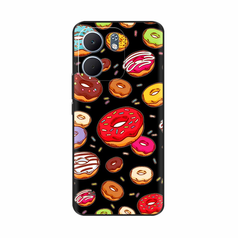 For Oppo A5x Case Soft Silicone Phone Cases Black TPU Back Cover For Oppo A5X A5 x 4G 5G Case Cute Printed Bags Fundas Coque