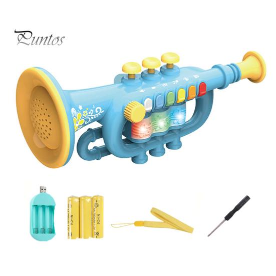 

Электрический саксофон игрушка со световыми эффектами 8 музыкальных ладов и функциональными кнопками детская труба игрушка детские музыкальные инструменты саксофон ранний A синий