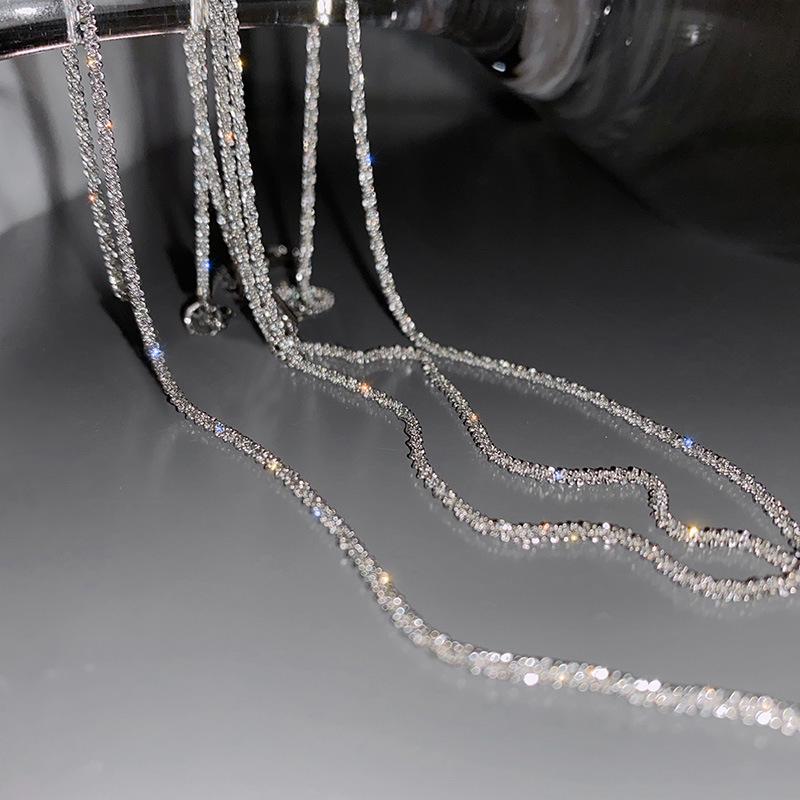 2023 Trendy Starry Sky S925 Sterling Silver Clavicle Necklace for Women