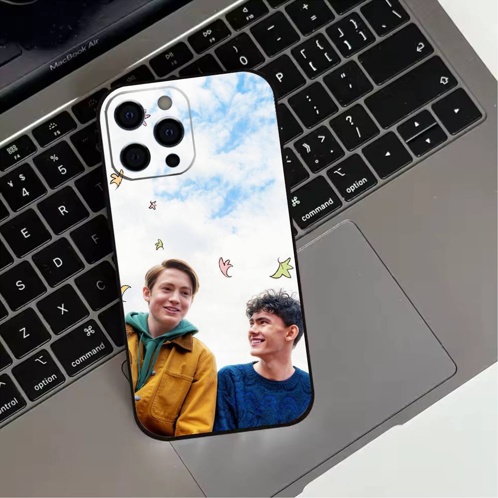 W-Warm New H-Heartstopper Movie  Phone Case For iPhone 17,16,15,14,13,12,11 Plus,Pro Max,XS,Soft Silicone Black Cover