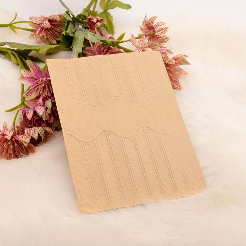 Strukturierte Prägefolder Papierbasteln Dekorative Prägeschablonen Strukturierte Scrapbooking-Vorlagen für Kartenherstellung