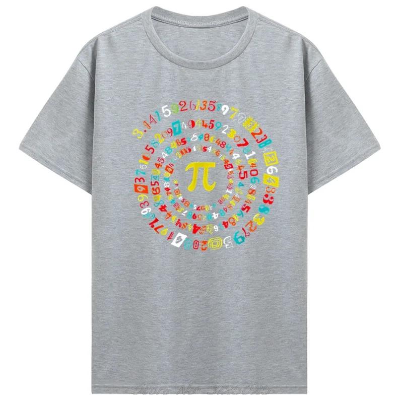 Unisexs Clothing Oversized Tshirt Customized Simple Style Funny Pi Day Fitness T Shirt Spiral Pi Math Pi Day 314 Cotton Tshirt