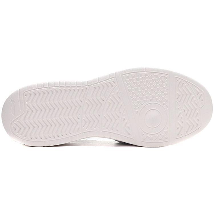 Li-Ning Non-Slip Wear-Resistant Low-Top Skate Shoes Unisex Sneakers White Black AGCP335-4