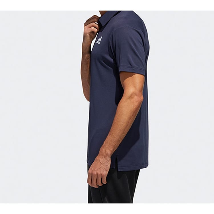 Adidas Polo Shirts Men's Blue Polo Collar Moderate Straight Fit FS3777
