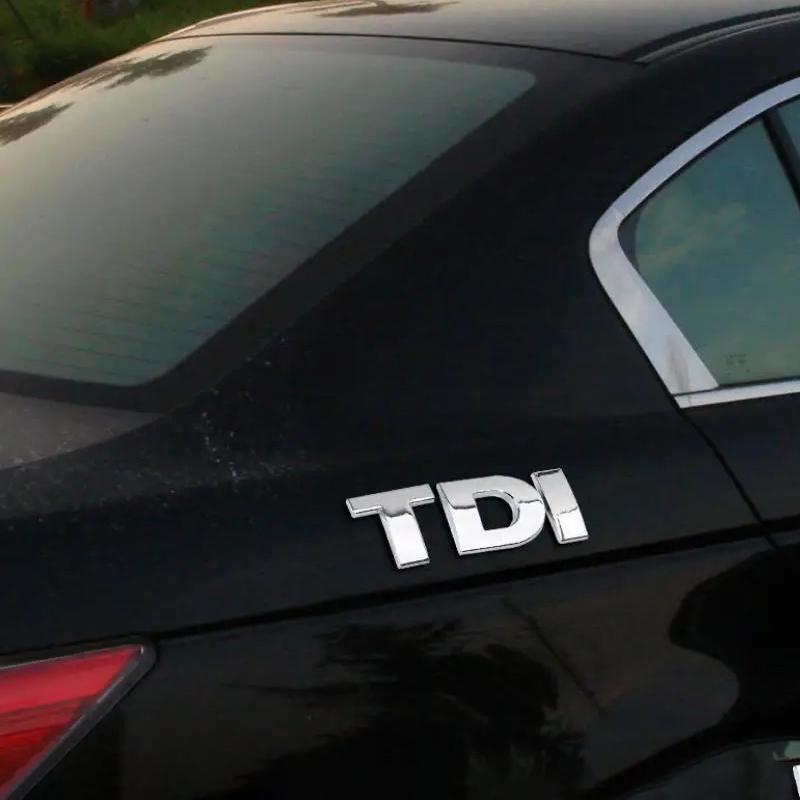 BRP1 For VOLKSWAGEN VW GTI 1Pcs 3D Metal Sticker TDI Logos Badge Car Body Trunk Decal For VW Polo T5 Golf Passat GTD GTI CC Magotan A Oq2