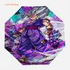 Anime Dragon Ball Vegeta Umbrella, Classic Manga Battle Scene Collage, Compact Folding Umbrella, for Cosplay & Daily Use