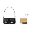 Michael Kors MK Zoe Crystal Decorated Suede Shoulder Bag Women Shoulder Bag Black 32F5SZCU1Y-BLACK
