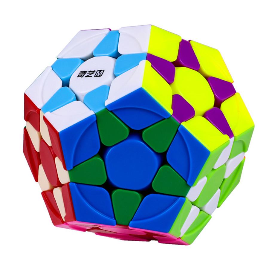 Activating Toys Qiyi Qiheng S2 Megaminx Magnetic 3X3 Megaminx Magnetic Magic Speed Cube Stickerless Professional Cubo Magico Puzzle Toys