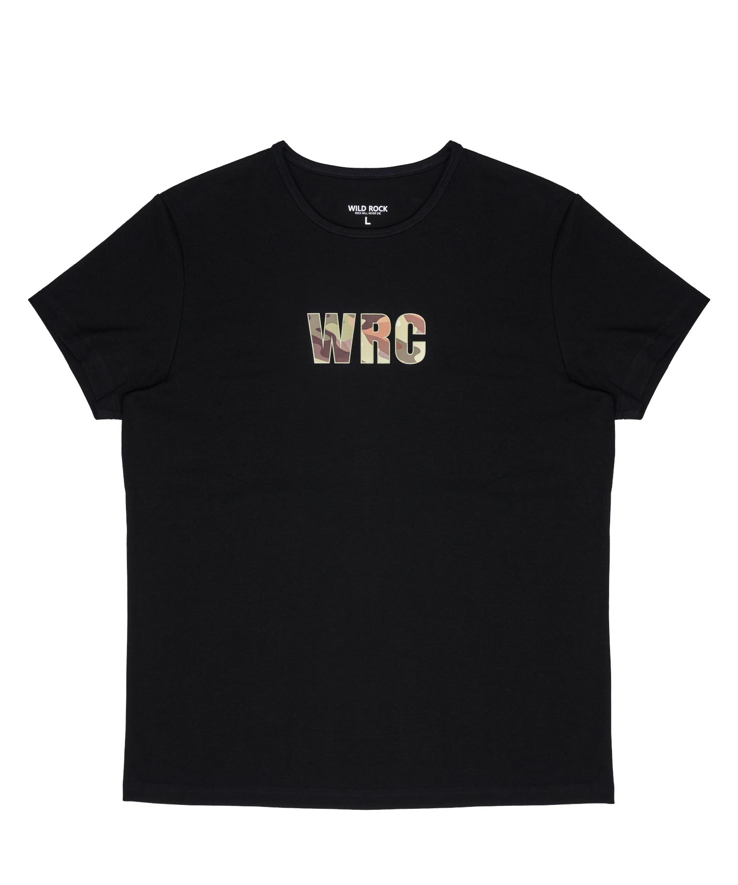 Wild Rock Wild Muscle Fit T-Shirt_Black (Camo Print) L