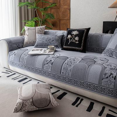 Modern Mnimalist And Luxurious Chenille Sofa Cushion Four Season Universal Anti Slip Dustproof Drt Resistant Sofa Cover Cloth