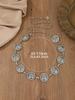 Hanging plated retro metal waist chain women's accessories ethnic style chain belt with skirt engraved decorative waist belt