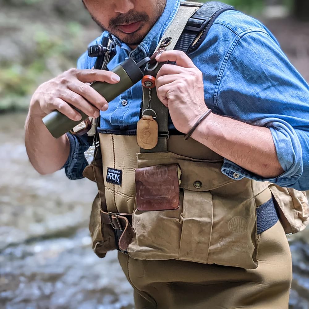 POKETLE HANG Stainless Steel Water Bottle with Handle (Coyote Beige, 180ml)