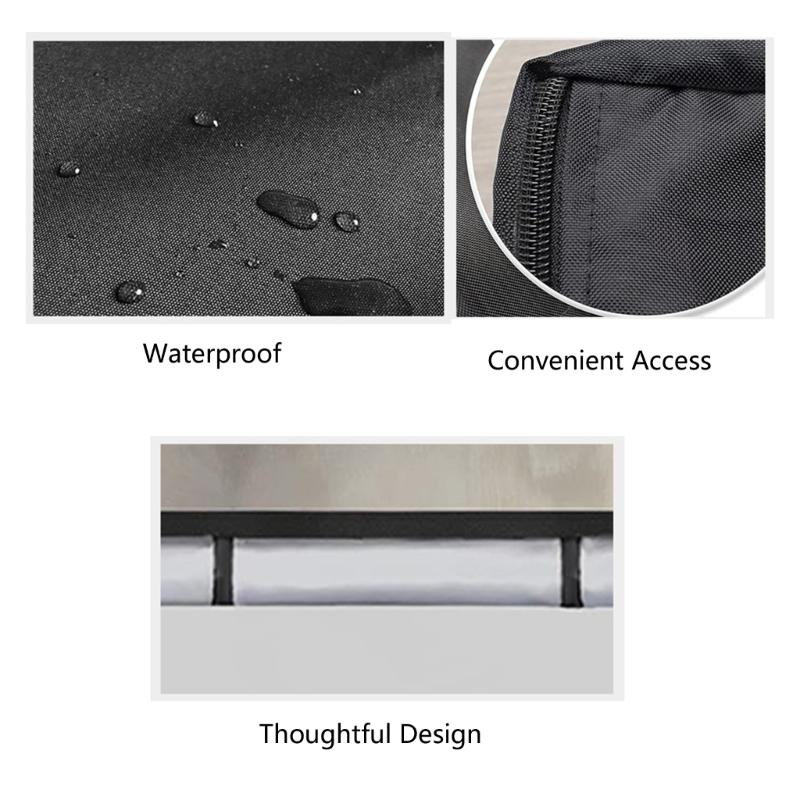 Water proof Shelf Cover Oxford Fabric Dust Cover For 36x18x72in Storage Shelf Protectors for Indoor Outdoor Kitchen Use