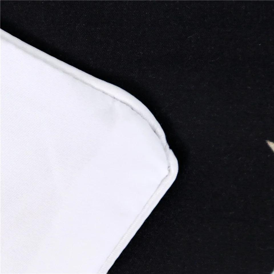 240x20cm Cactus Beding Set Hot Black Background Soft Duvet Cover Sets Printed Plant Jacquard Warm Comforter Beding Sets 3 Pcs W32T