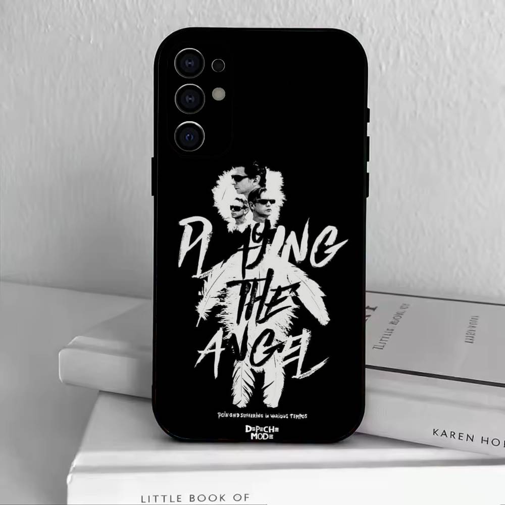 DM-Depech Tryb Zespołu Etui Na Telefon Dla Samsung S25,S24,S21,S22,S23,S30,Ultra,S20,Plus,Fe,Lite,Note,10,Czarne Pokrowiec
