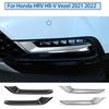 For Honda HRV HR-V Vezel   Front Bumper Lower Grille Trim Strips Fog Light Cover Trim