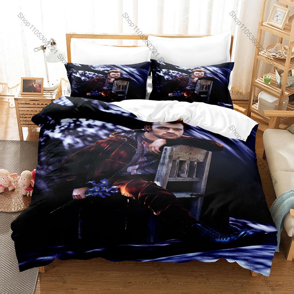 FINNEAS For Cryin Out Loud Album Cover FCOL Lotus HD Print Bedding Set Duvet Cover + 2 Pillowcases Polyester Indie Pop Teen Room