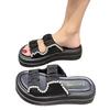 Versatile platform sandals women's summer wear 2025 new fashion fairy style Roman soft-soled beach cool slippers increase height