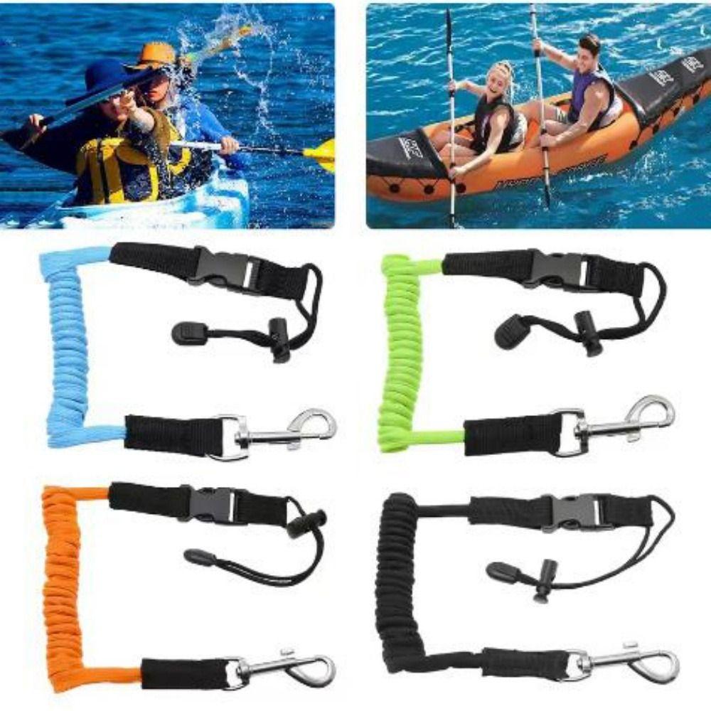 4 Colors Adjustable Safety Rod Holder Rope  Kayak Canoe Surfboard Accessories