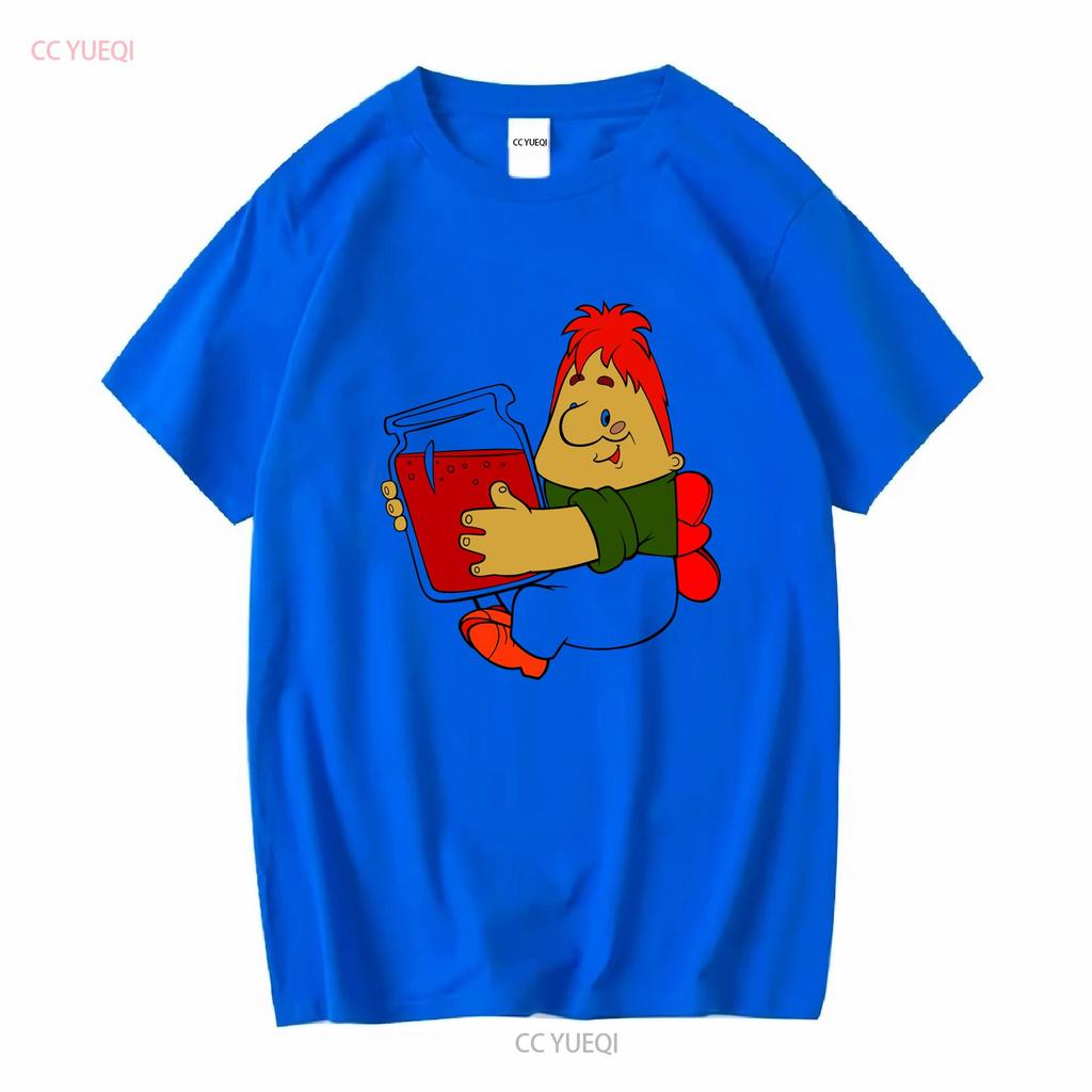 Karlsson T Shirt On the Roof Loves Jam Birthday Sovie Union Cartoon Inspired By Astrid Lindgren Book Vintage Washed Versatile