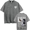Latin Trap Cazzu Washed Vintage Tshirt Men Women Fashion Pop Music T Shirt Unisex Casual Cotton Oversized Short Sleeve Tshirts