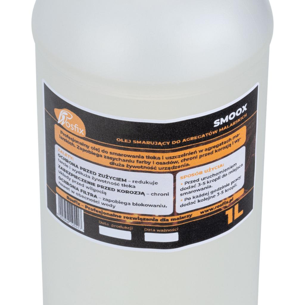 Rosfix SmooX Schmieröl für Farbspritzgeräte – Schutz von Kolben und Dichtungen | Inhalt 1L | Wirksamer Korrosionsschutz