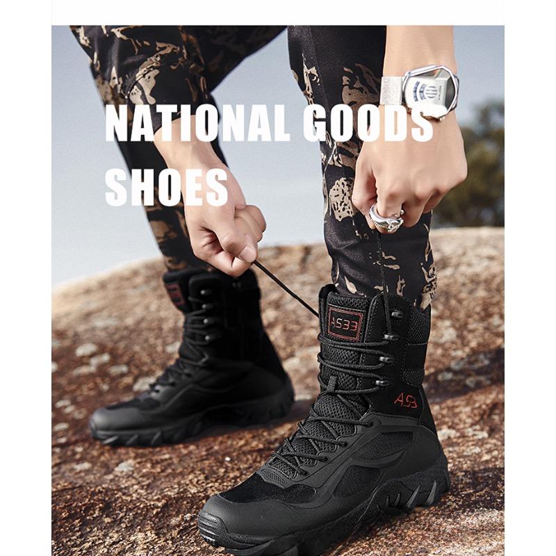 Herrenstiefel, Verschleißfeste Rutschfeste Bequeme Outdoor-Schuhe zum Wandern, Bergsteigen, Jagen, Trekking, Herrenschuhe