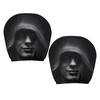 Breathable Car Seat Protector 2Pcs Universal Headrest Covers, Horror Pattern Protector, Durable Polyester Cover Stretchy Interior Accessories for All