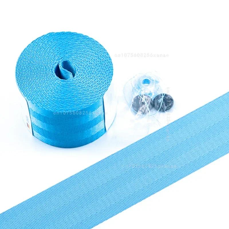 

Авто Метри Універсальна Посилена Тканина Ремінної Стрічки Ременя Безпеки Автомобіля Переобладнання Сидіння Ремінці Безпеки небо синє кольору