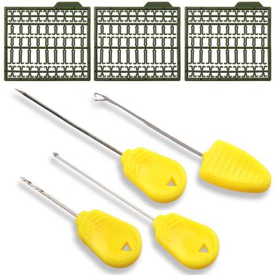 7Pcs Carp Fishing Bait Rig Tool Set With Boilies Bait Drill Baiting Needle Hair Rig Boilie Stops For Carp Fishing Accessories