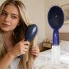 Anti Static 2-In-1 Misting Hair Brush Portable Salon Styling Brush SPA Styling