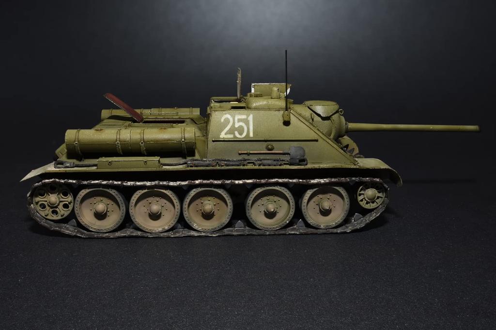 Miniart Scale 1943 Full Interior Plastic Model Kit MA35187 1/35 SU-85 Mod. Mid-Production