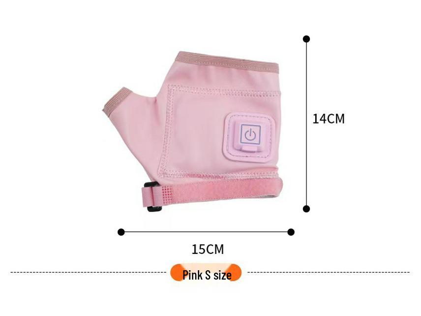 Guanti da Ciclismo Ricaricabili Riscaldati a Mezza Dita per Clima Freddo - Unisex Autunno/Inverno