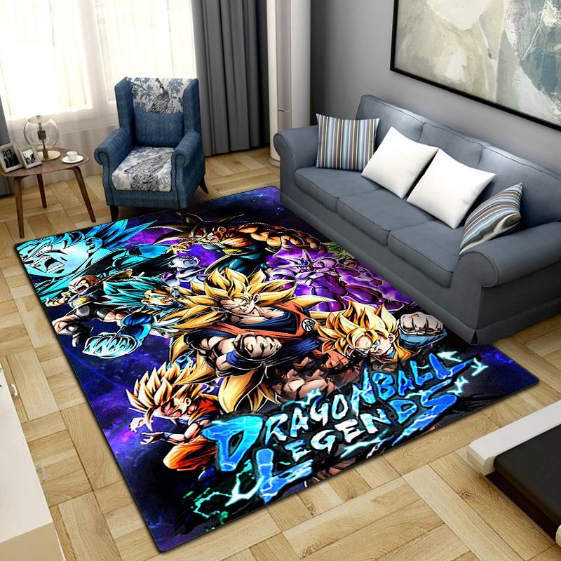 Dragon Ball Anime  Area Carpet for Living Room Bedroom Home Decor Cool Movie Mat Floor Mat -LXR13