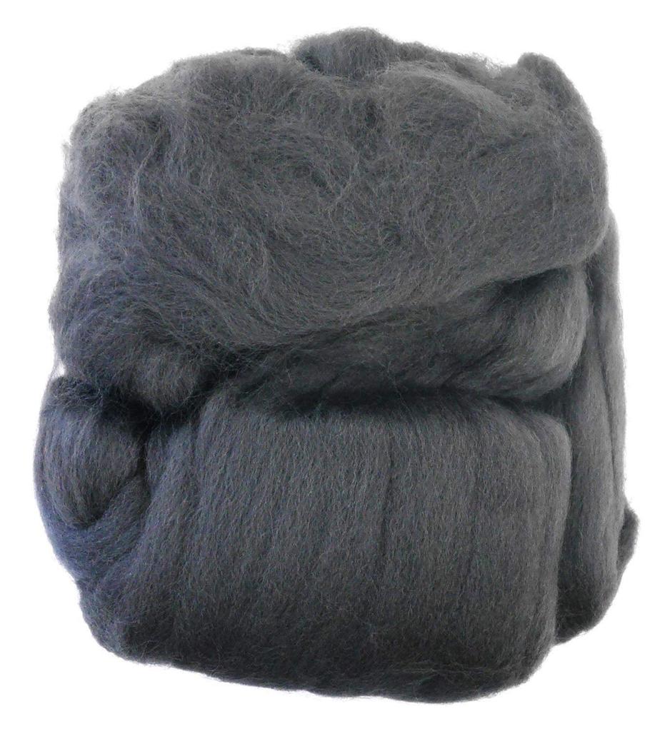 Hamanaka Felt Wool Solid 50g col.55 H440-000-55 White, Black, and Brown