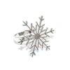 1/6/12pcs Silver/Gold Snowflake Napkin Ring Buckles Christmas Holiday Metal Napkin Holder New Year Gift Dinnig Table Decoration