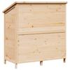 Garden Shed with Lock Natural Finish 106.5 x 56 x 113.5 cm