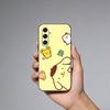 Cute Yellow P-Pompompurins Phone Case For Samsung Galaxy A73,21,22,32,71,53,52,51,80,5G Soft Black Cover