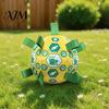 Soft Training Balls for Dogs Stuffed Football Dog Toy with Bell, Plush Ball Chew Toy, Lightweight Throwing Toys Pet Interactive Fetch Small To Medium