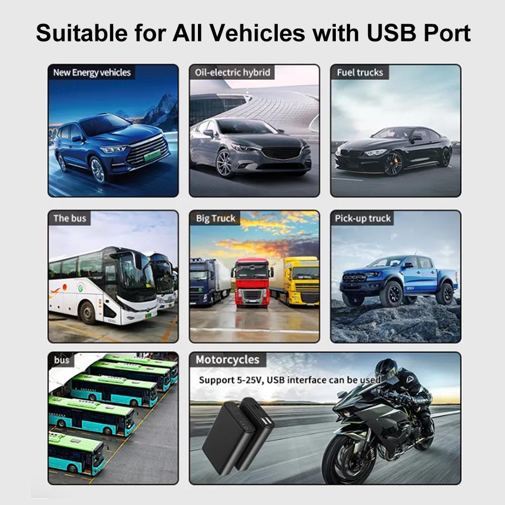 H2 HUD Head-Up-Display GPS Digitaltacho für Auto Motorrad Geschwindigkeitsmesser MPH KM/H USB Plug and Play Auto elektronische Geräte