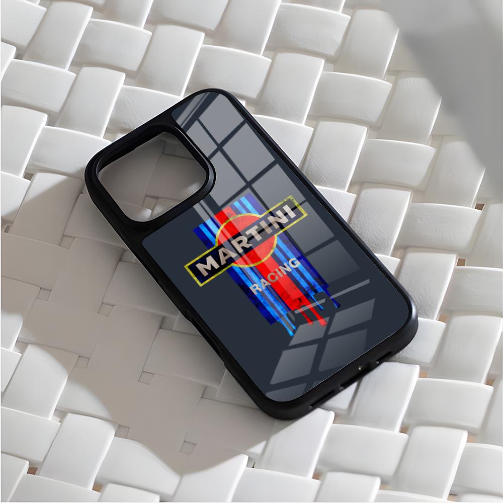 Custodia per Telefono da Corsa M-Martini Per Iphone 17 Air 16 15 14 13 12 11 Pro Max Mini Gusci Fundas Cover in PC+TPU