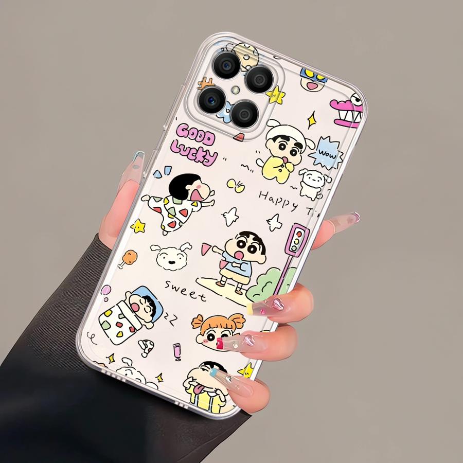 

Мягкий чехол-накладка Крошка Шин-чан для Honor X8a X9a X8 X9b X8b 90 Lite X7b Honor X8a
