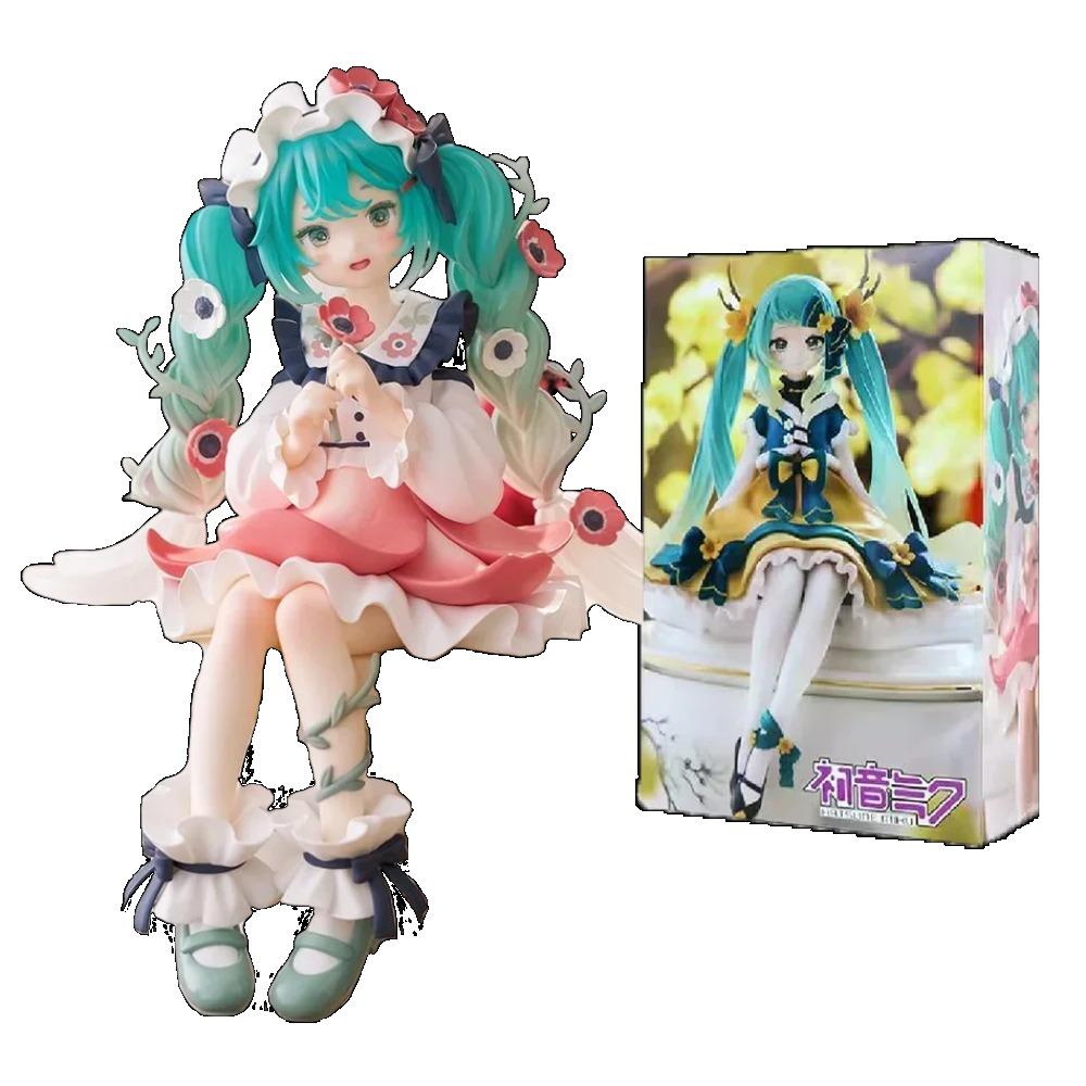 Anime figurka Hatsune Miku Hračky Květinová víla Kolekce MIKU Kawaii Kreslená PVC Akční figurka Model Panenky Narozeniny Dárky Hračky