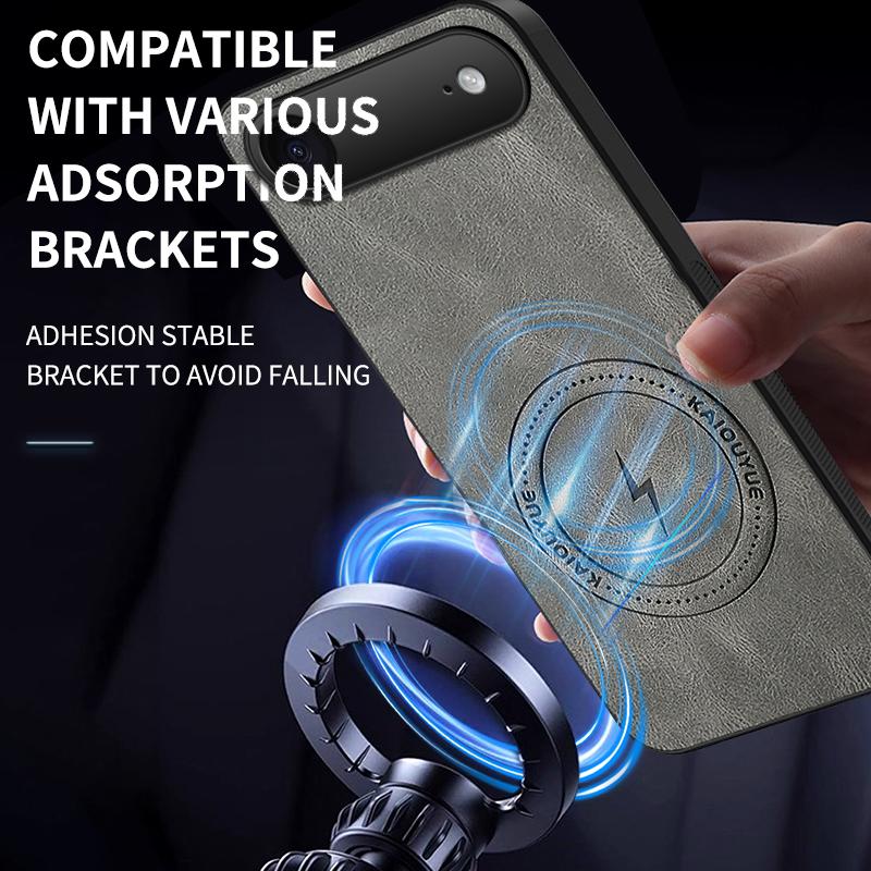 For iphone 17 Air Luxury Magnetic Wireless Charge Phone Case For iphone 17 AIR Shockproof Matte Leather Back Cover 17 Air Cases